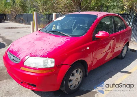 2005 Chevrolet Aveo Lt z USA, uszkodzony, nr VIN KL1TG52635B390425
